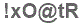 The text to enter in the texbox below is: !xO@tR