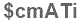 The text to enter in the texbox below is: $cmATi
