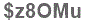 The text to enter in the texbox below is: $z8OMu