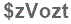 The text to enter in the texbox below is: $zVozt