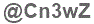 The text to enter in the texbox below is: @Cn3wZ