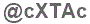 The text to enter in the texbox below is: @cXTAc