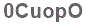 The text to enter in the texbox below is: 0CuopO