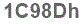 The text to enter in the texbox below is: 1C98Dh