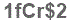 The text to enter in the texbox below is: 1fCr$2