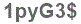The text to enter in the texbox below is: 1pyG3$