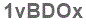 The text to enter in the texbox below is: 1vBDOx