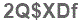 The text to enter in the texbox below is: 2Q$XDf