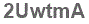 The text to enter in the texbox below is: 2UwtmA