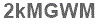The text to enter in the texbox below is: 2kMGWM