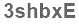 The text to enter in the texbox below is: 3shbxE