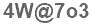 The text to enter in the texbox below is: 4W@7o3
