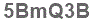 The text to enter in the texbox below is: 5BmQ3B