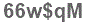 The text to enter in the texbox below is: 66w$qM