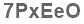 The text to enter in the texbox below is: 7PxEeO
