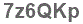 The text to enter in the texbox below is: 7z6QKp