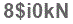 The text to enter in the texbox below is: 8$i0kN