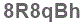 The text to enter in the texbox below is: 8R8qBh