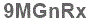 The text to enter in the texbox below is: 9MGnRx
