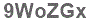 The text to enter in the texbox below is: 9WoZGx