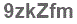 The text to enter in the texbox below is: 9zkZfm