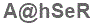 The text to enter in the texbox below is: A@hSeR