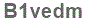 The text to enter in the texbox below is: B1vedm