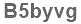 The text to enter in the texbox below is: B5byvg