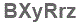 The text to enter in the texbox below is: BXyRrz
