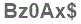 The text to enter in the texbox below is: Bz0Ax$