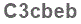 The text to enter in the texbox below is: C3cbeb