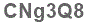 The text to enter in the texbox below is: CNg3Q8