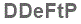 The text to enter in the texbox below is: DDeFtP