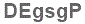 The text to enter in the texbox below is: DEgsgP