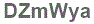 The text to enter in the texbox below is: DZmWya
