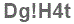 The text to enter in the texbox below is: Dg!H4t