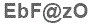 The text to enter in the texbox below is: EbF@zO