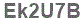 The text to enter in the texbox below is: Ek2U7B