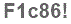 The text to enter in the texbox below is: F1c86!
