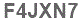 The text to enter in the texbox below is: F4JXN7