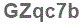 The text to enter in the texbox below is: GZqc7b