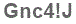 The text to enter in the texbox below is: Gnc4!J