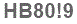 The text to enter in the texbox below is: HB80!9