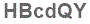 The text to enter in the texbox below is: HBcdQY