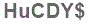 The text to enter in the texbox below is: HuCDY$