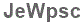 The text to enter in the texbox below is: JeWpsc