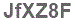The text to enter in the texbox below is: JfXZ8F