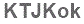 The text to enter in the texbox below is: KTJKok