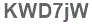 The text to enter in the texbox below is: KWD7jW