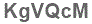 The text to enter in the texbox below is: KgVQcM
